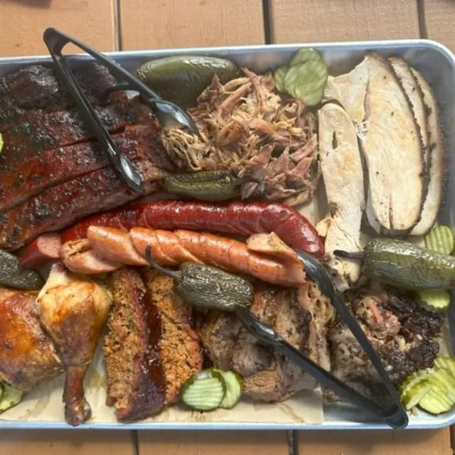 Texas 3 Plate, 3 Meats 3 Sides.