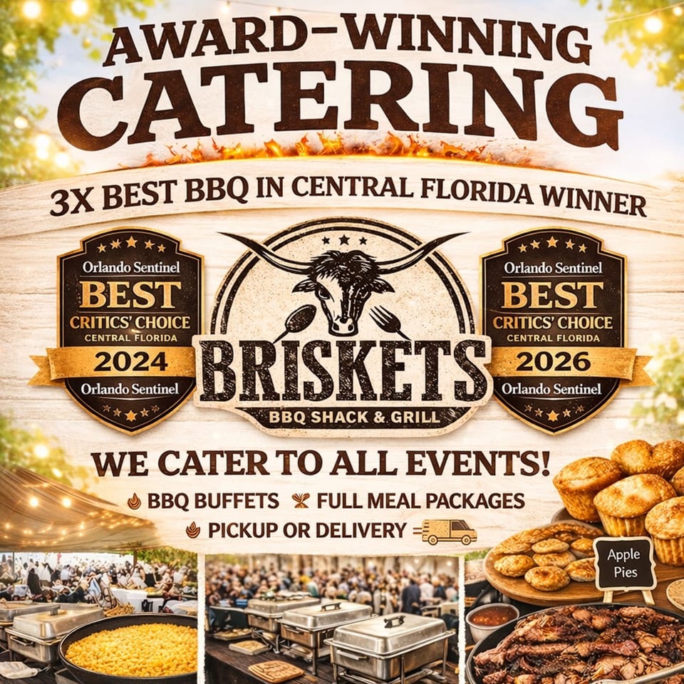 Winner of Orlando Foodie Award 3 Years in a Row