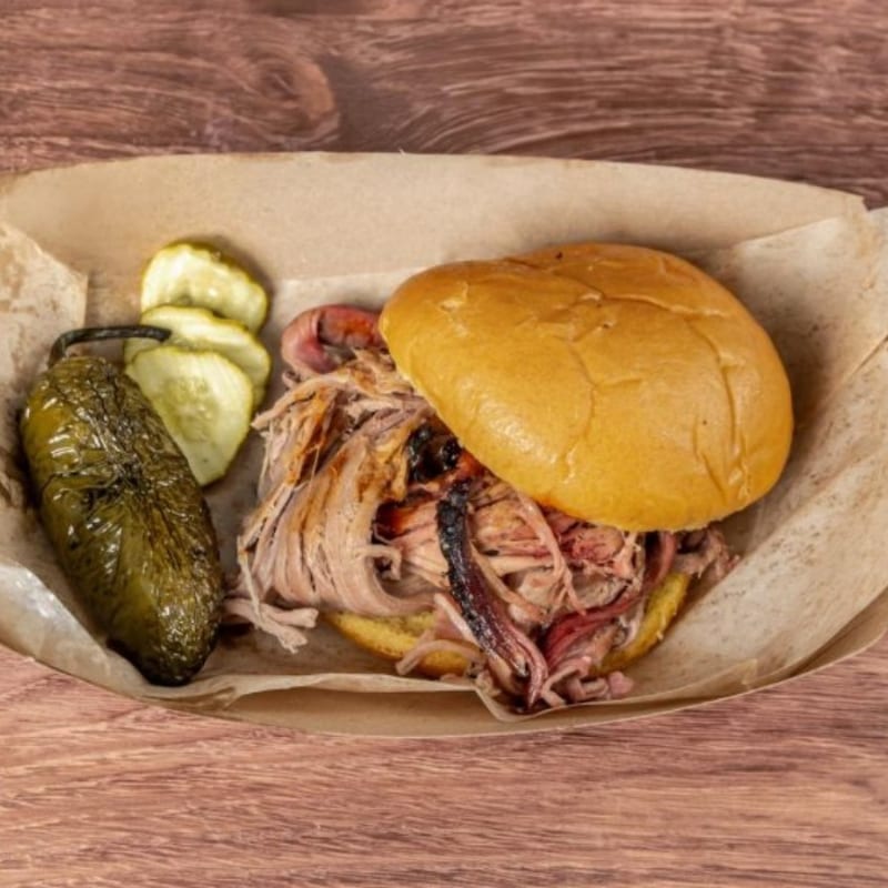 1/3 Lb Pulled Pork Sandwich.