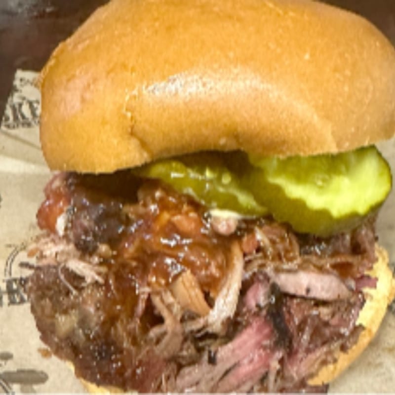 Chopped BBQ Sandwich.