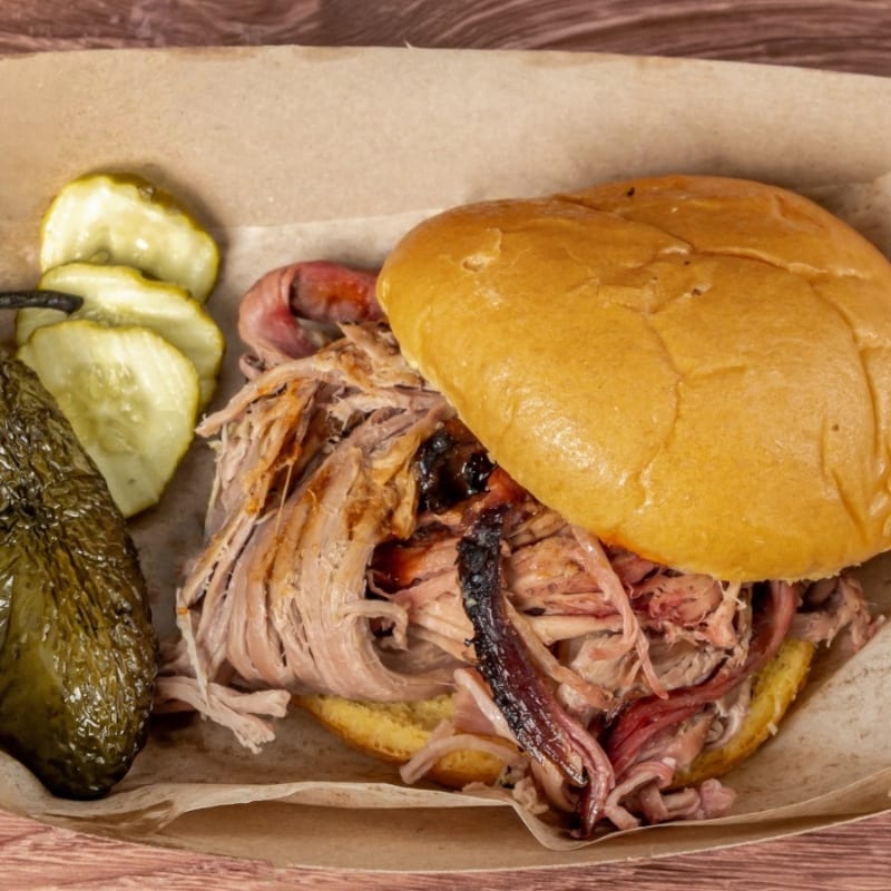 Pulled Pork Sandwich Lunch Combo.
