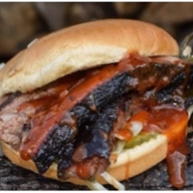 1/3 Lb Brisket Sandwich.